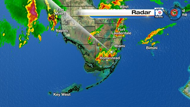 Thunderstorms are developing over parts of Broward and Miami-Dade counties. https://t.co/TvVbH49RMb