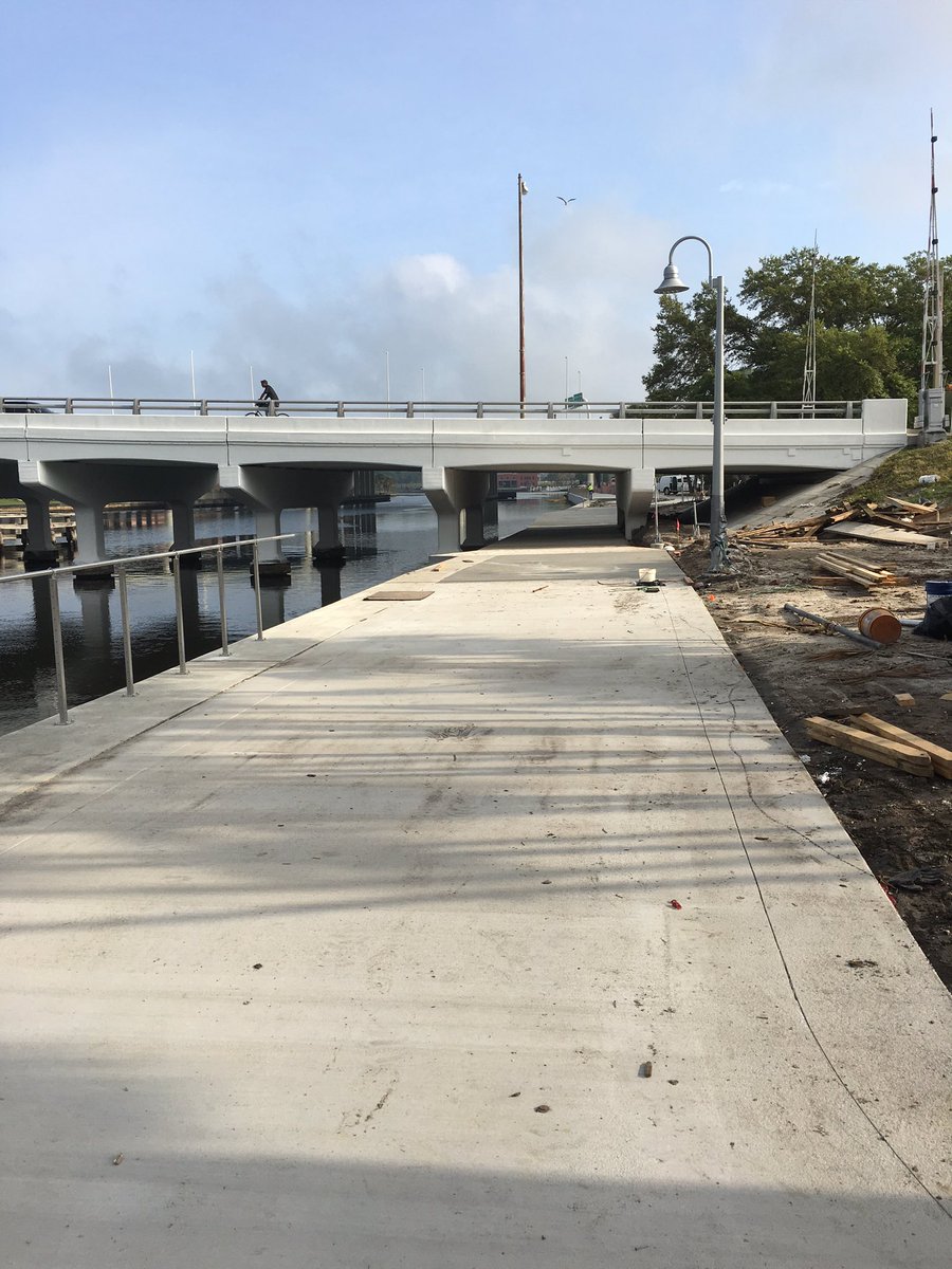 BobBuckhorn's tweet photo. Last leg of Riverwalk nearing completion. Done in May. Straz to Ulele.  #tampaproud https://t.co/xZ7QwcuLyB
