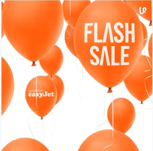 djdon2k's tweet photo. @easyJet #FlashSale https://t.co/3cDrUfk14g