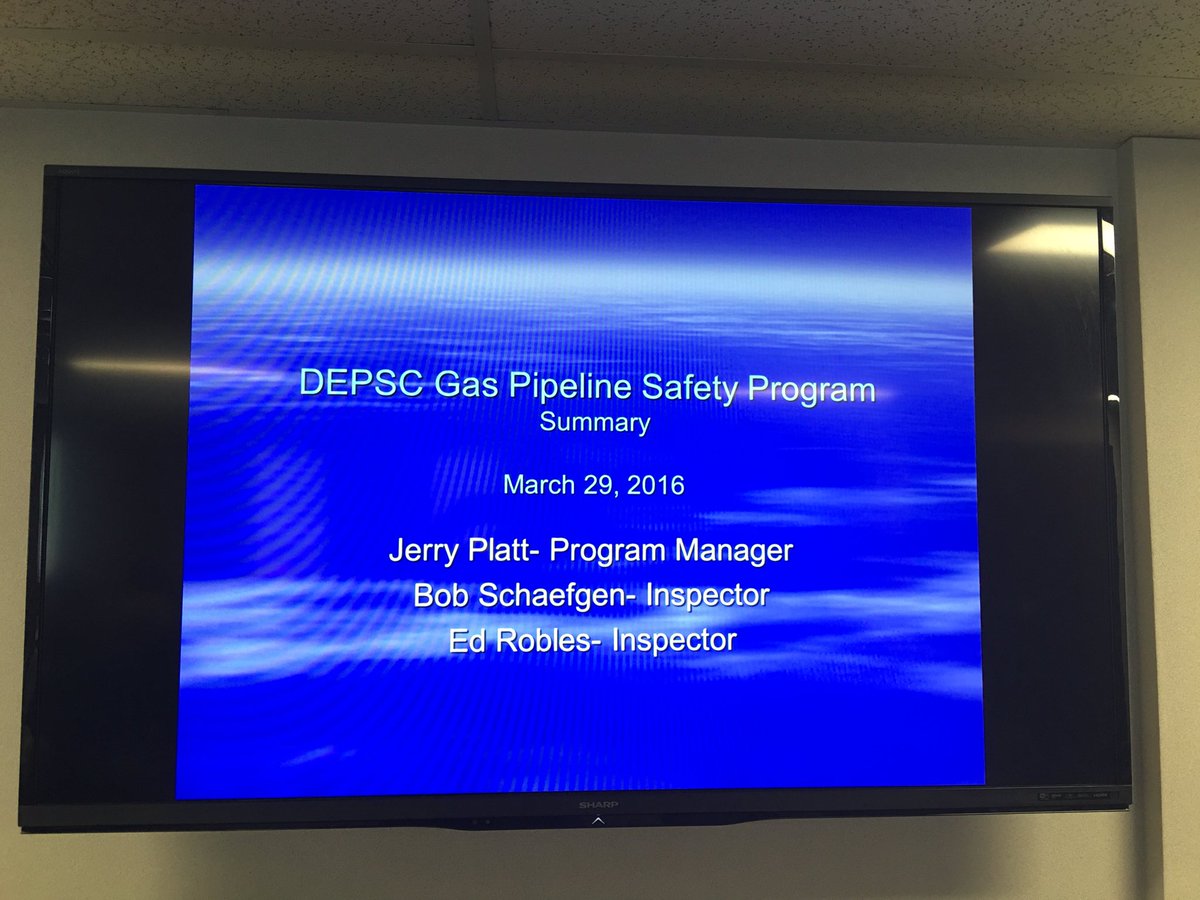 DelawarePSC's tweet image. Staff Meeting on #pipeline safety #PSCUpdate