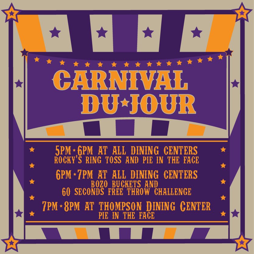 WIUDining's tweet photo. TONIGHT it's #GameNight at #CorbinOlson #WIU! Enjoy food and games! Win some great #Prizes! https://t.co/obHKf63myG