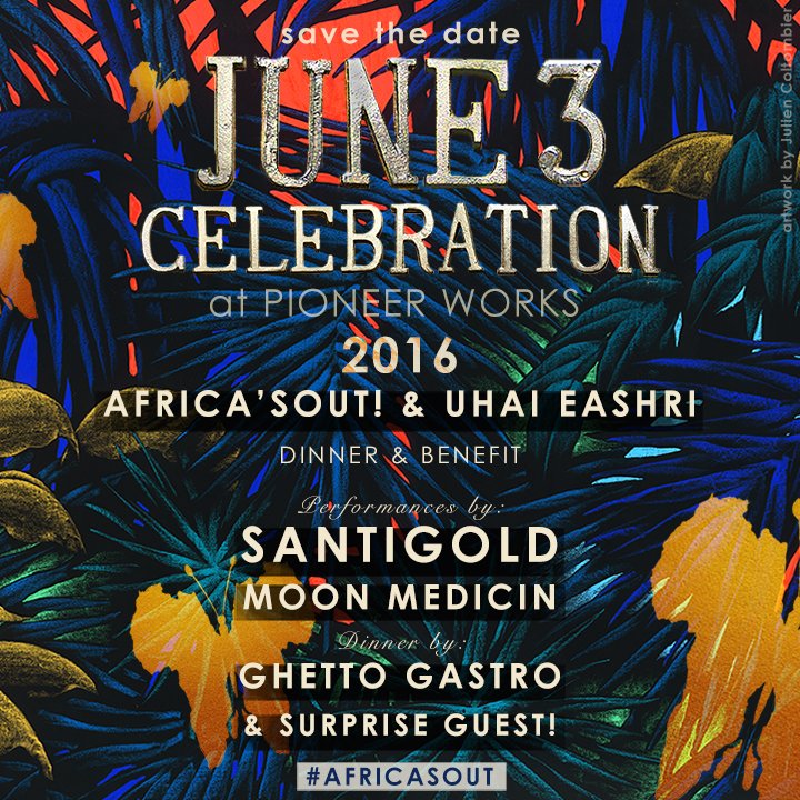 africasout's tweet photo. June 3rd #AFRICASOUT! x #UHAIEASHRI at @pioneerworks!! A heartfelt shoutout for African #genderequality & #gayrights https://t.co/OCRofIaKQK