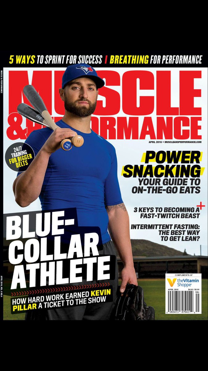 Hard work got me to the <a href="/MLB/">MLB</a> Pick up the April <a href="/MusclePerform/">Muscle & Performance</a> at @vitaminshoppe.Pics by <a href="/ianspanierphoto/">Ian Spanier</a> #aimfitness