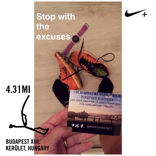 beansandmiles's tweet photo. Enough said! @nikerunning #WeRunBudapest I just ran 4.31 mi with Nike+. https://t.co/yEdWv115cg #nikeplus https://t.co/apMKvZst65
