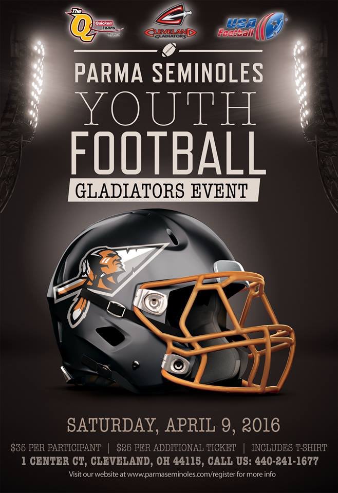 twasinskiPSC's tweet photo. Join us for a day with the @CLEGladiators at @TheQArena. Youth FB Clinic + Game. Sign up: https://t.co/0mXkvAxAHn https://t.co/qH0MH1Mzc4