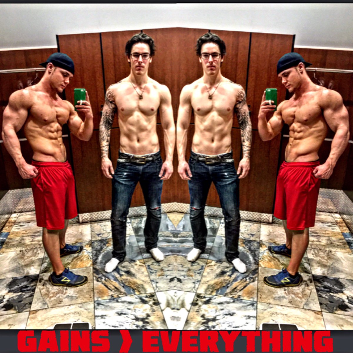 BlakeSt33l's tweet photo. Killin it with my homie Austyn at my hometown gym. 💪🏻 #Gains #fitness #lifestyle https://t.co/uqmYxuxVKD