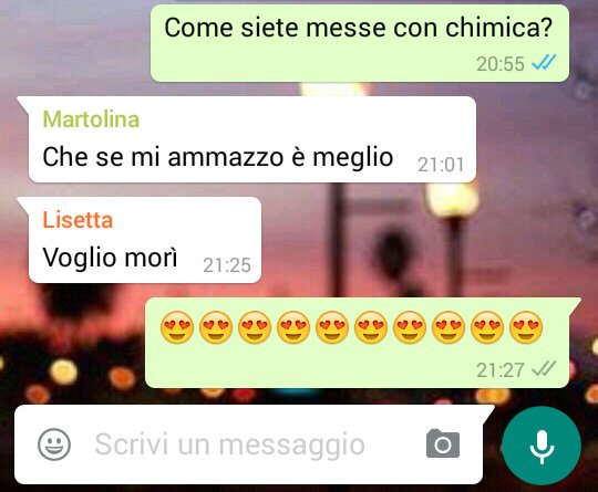 BiancatoaderRo's tweet photo. Chimica non ti temiamo ❌ https://t.co/6SyBKzpwhc