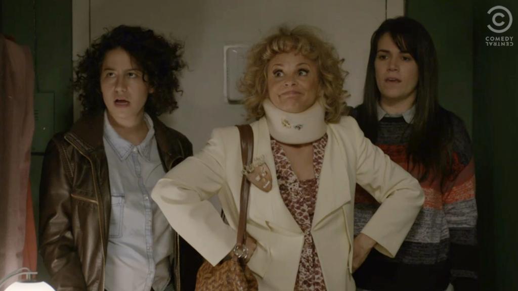 ComedyCentral's tweet photo. Happy birthday Amy Sedaris! You are the greatest. Plus, you look good in a neck brace. https://t.co/W6QHhudckf