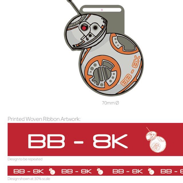 interunner's tweet image. Updated artwork for our BB-8k virtual race only 50 spaces available interunner.com #virtualrace