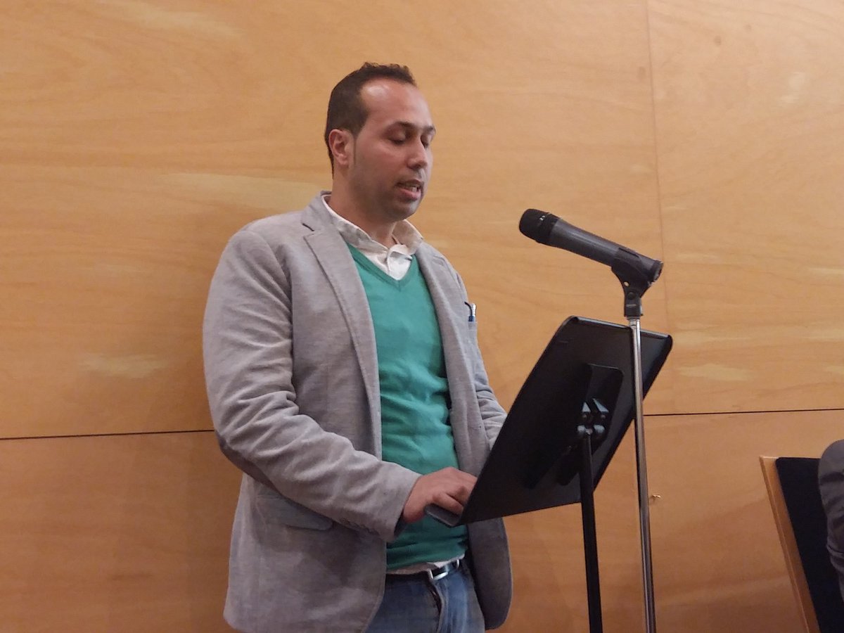Intervé al #plebdn en Mohamed El Hmaidi (<a href="/AgoraBdn/">Àgora Ciutadana BDN</a>) parlant de la moció per evitar situacions irregulars a #Badalona