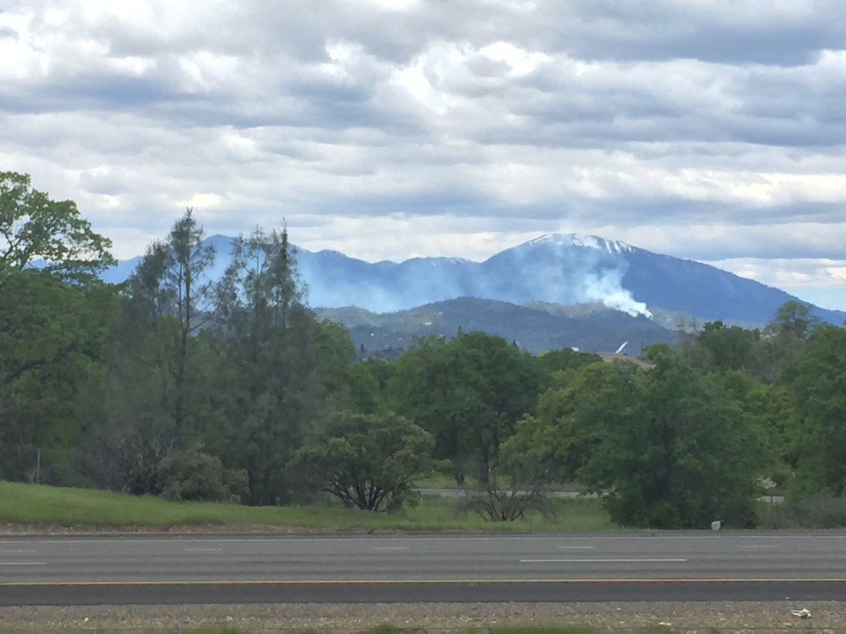 RealScottRates's tweet photo. #Controledburn as seen from Redding. @KRCR7 https://t.co/ZG5jpqH1UQ