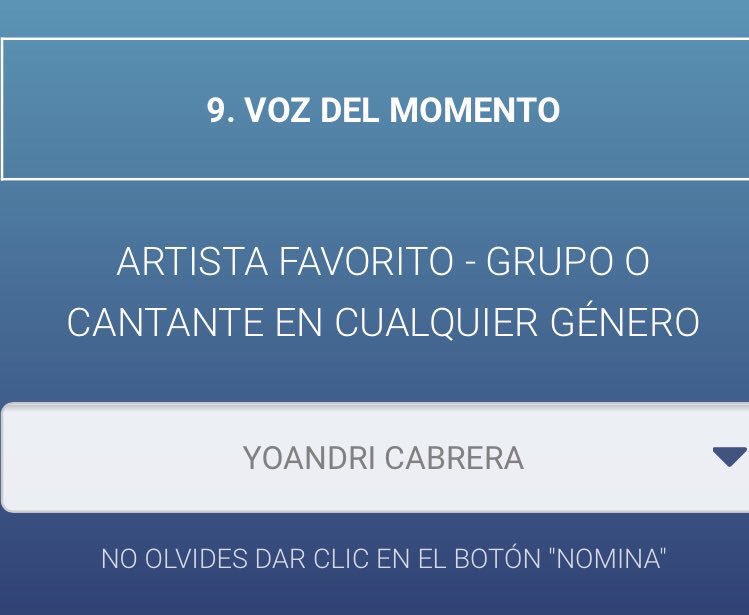 cncoupdatez's tweet photo. RETWEET So all your followers will see!!! PLEASE NOMINATE YOYO TODAY'S THE LAST DAY @YOANDRl https://t.co/P1V32uMP7l https://t.co/BNuVBynnFG