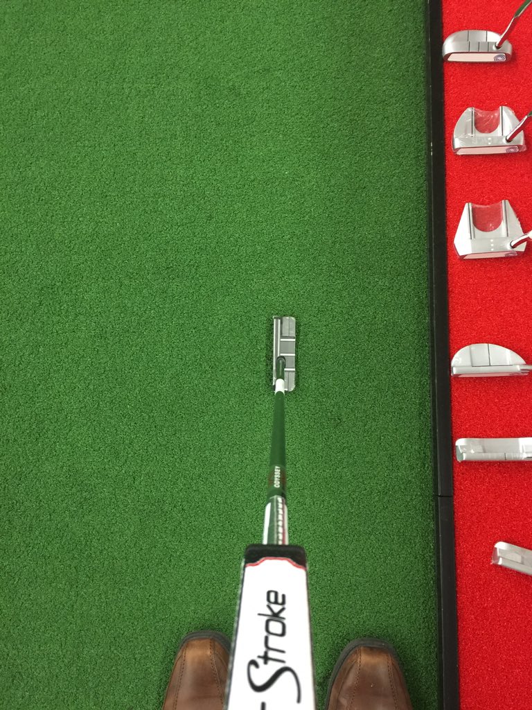 367_alex's tweet image. New @odysseygolf #toeup putter Different look but same great roll and feel.