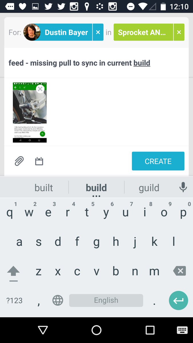 SE_7777777_EN's tweet image. @asana FYI: attaching image on Android hides text field until keyboard lowered Took time 2 figure out #UX #learnable