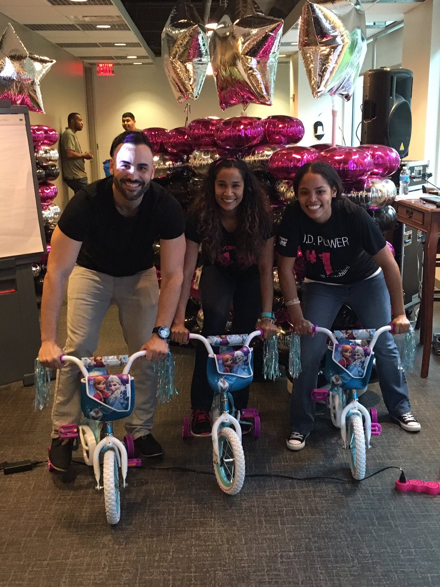 tibbief's tweet photo. Building bikes to donate to the community! Now time to race!! #leadership #bemagenta https://t.co/viHkjacUkF