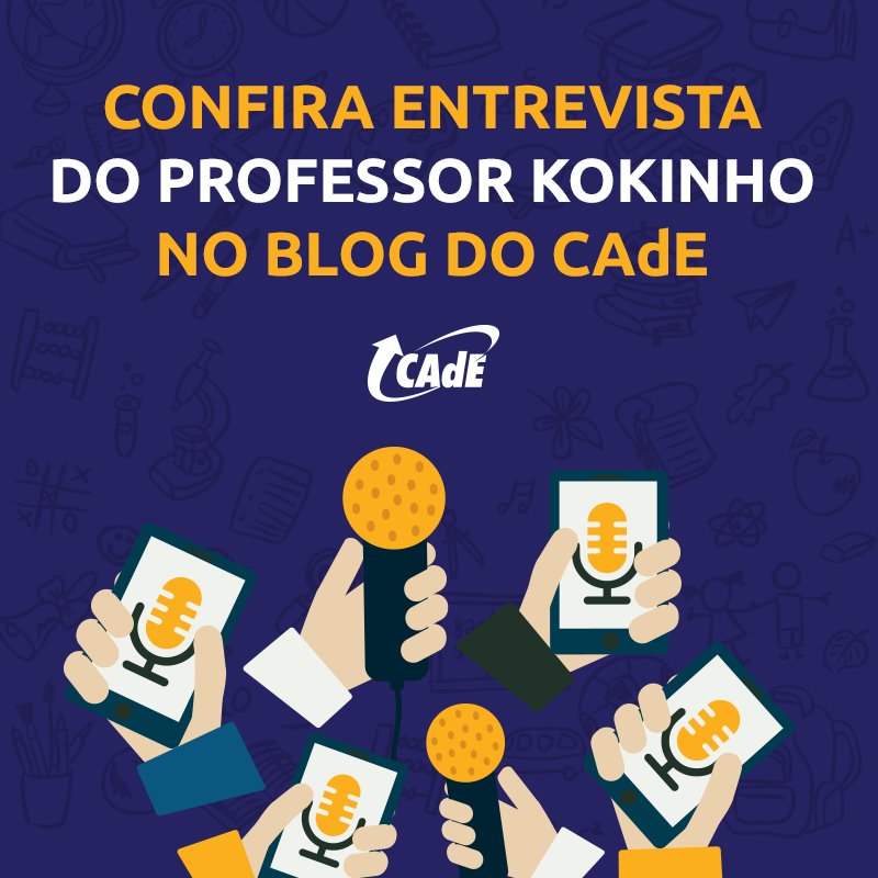 CAdE_RN's tweet photo. Revista Prépara: confira entrevista com professor Kokinho.https://t.co/ZzNmyEg2L4 https://t.co/1XIbVuTULC