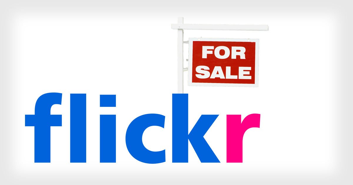petapixel's tweet photo. It looks like Flickr is now for sale: https://t.co/vzcst9NciT https://t.co/GIiKzoLLFA