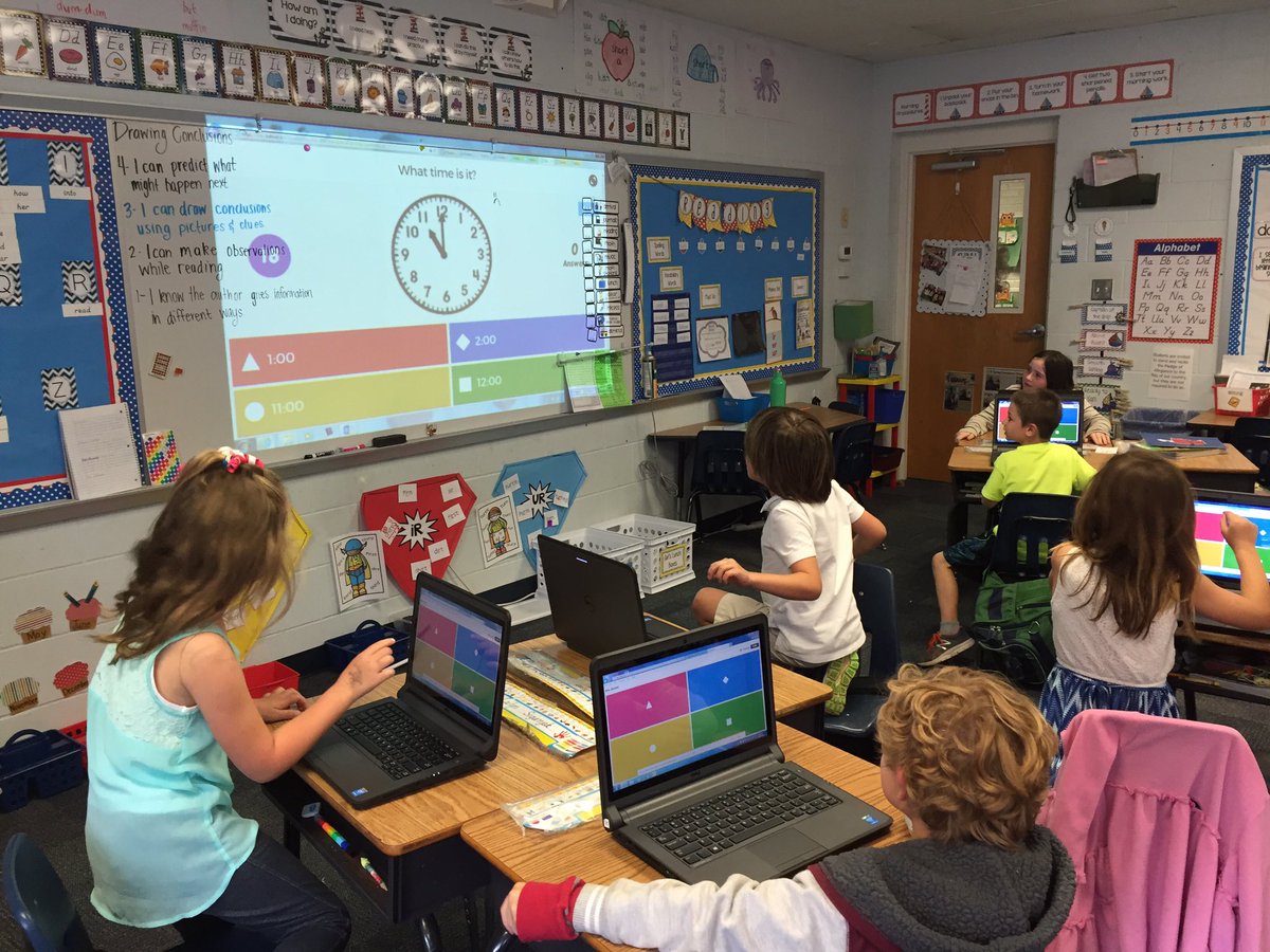 JonesJonesma's tweet photo. My students were bursting with excitement as we reviewed telling time with a quick game of kahoot! #SRCTEACH #kahoot https://t.co/jnbEVfc736