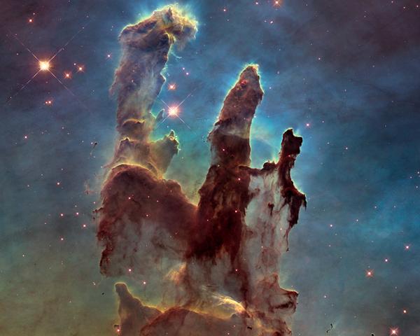 ColorfuISkies's tweet photo. New view of the Pillars of Creation https://t.co/yKXwvCgMoP