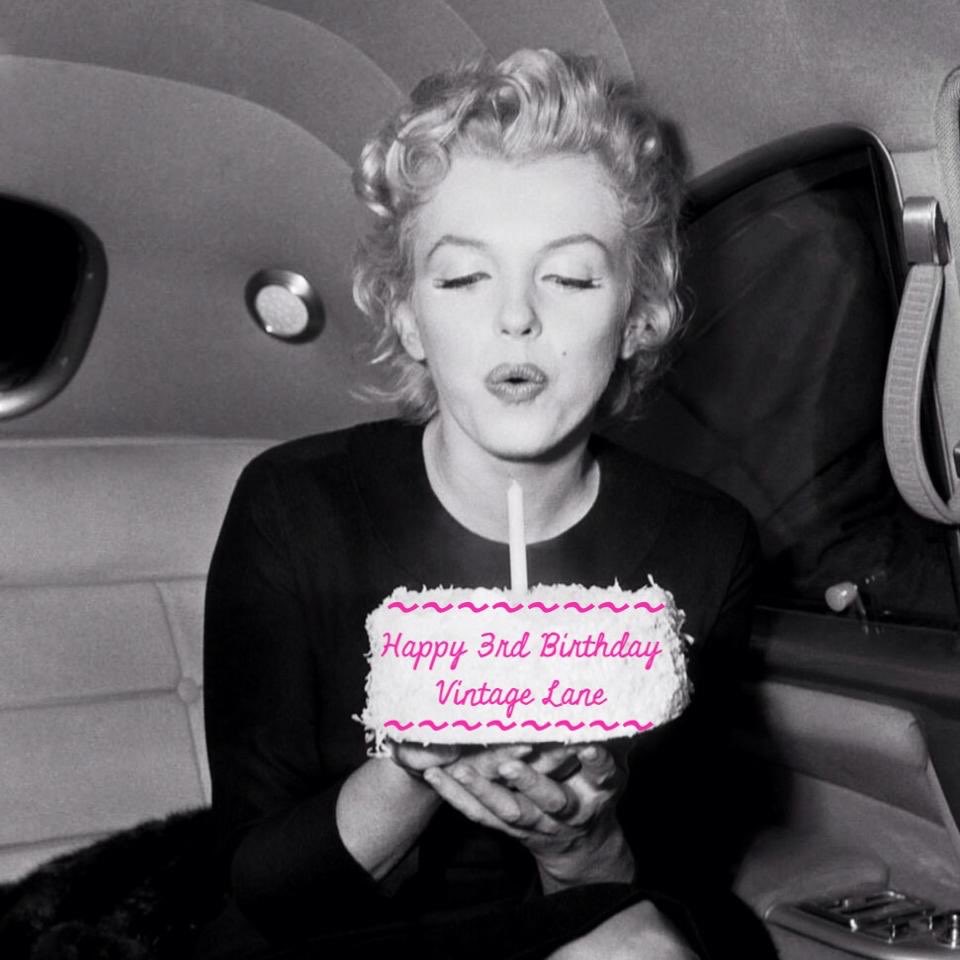 Hey we nearly forgot to tell you
It's our 3rd Birthday today
Heres to lots more beautiful real #vintagelane #brides