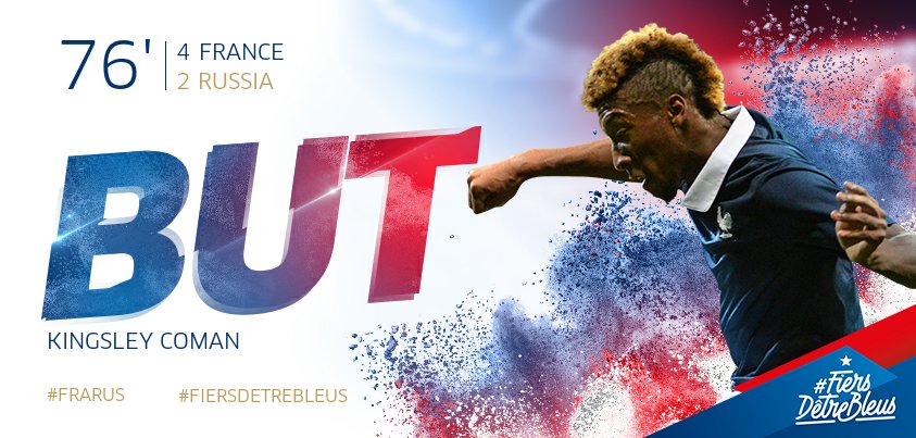 Quel BBBBUUUTTT de Coman! Son 1er en sélection #FRARUS #FiersdetreBleus