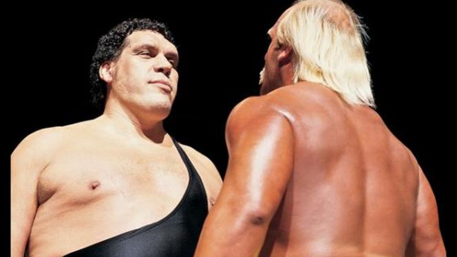 29 years ago, <a href="/HulkHogan/">Hulk Hogan</a>
delivered an unforgettable body slam to Andre the Giant. 
foxs.pt/1V26xak