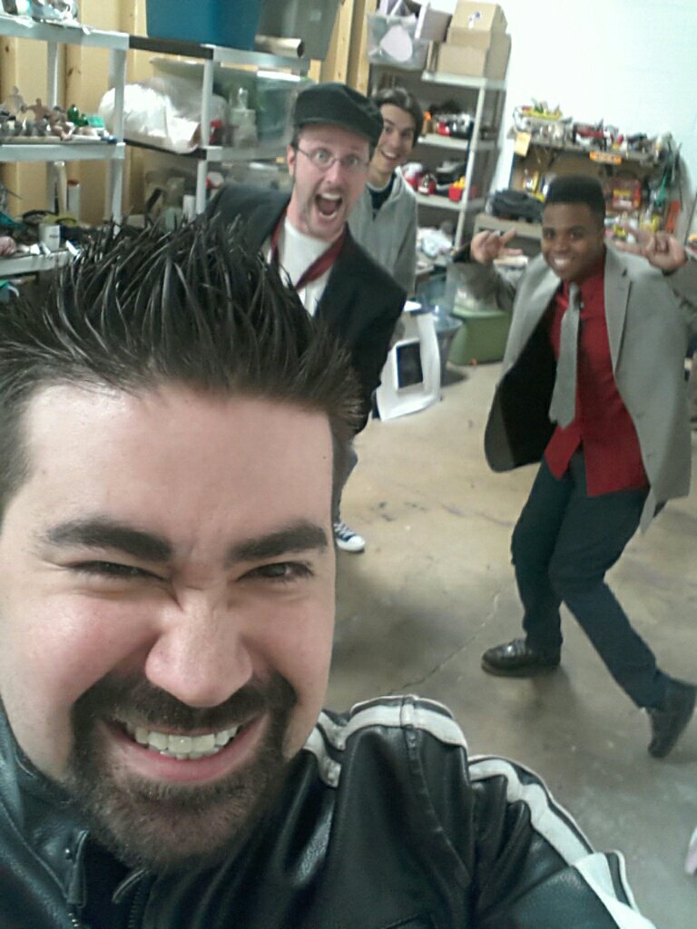 AngryJoeShow's tweet photo. Filming! #BvS https://t.co/EWAO4QHPw6