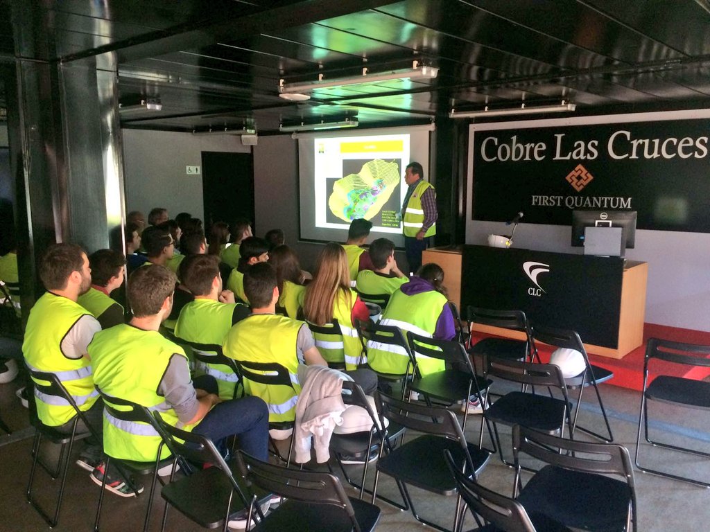 minasenergiaupm's tweet photo. #Alumnos #Grados #GITM #GIG #GIRECE @minasenergiaupm @La_UPM visitan instalaciones y #mina @cobrelascruces #sevilla https://t.co/Ms7D5Mx2Oe