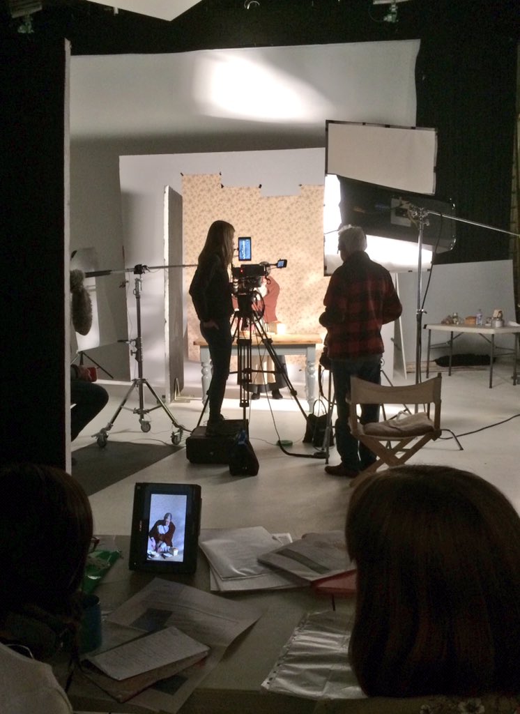 Studio day 1 of 4 @JustinAtBigShed if you can't stand the heat, get out of the kitchen (set)