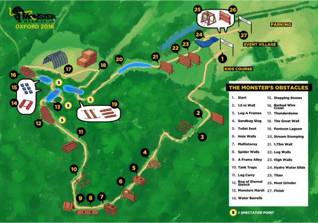 TheMonsterRace's tweet photo. Spoiler Alert....here's a sneak peak of the course map for the Spring Monster. It's getting exciting now! https://t.co/08mIcTKDzz