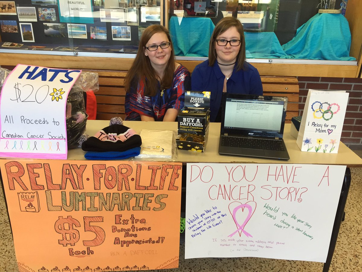 OTHSPANTHERS's tweet photo. Getting ready for Osgoode Township High School Relay for Life on May 27th! @OTHSPANTHERS @Council_OTHS #OTHSRelay https://t.co/swMsbHeseS