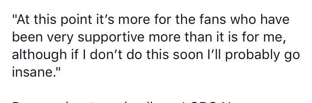 DCquotations's tweet photo. Darren about his album (amen) https://t.co/mxNtfS0xnv