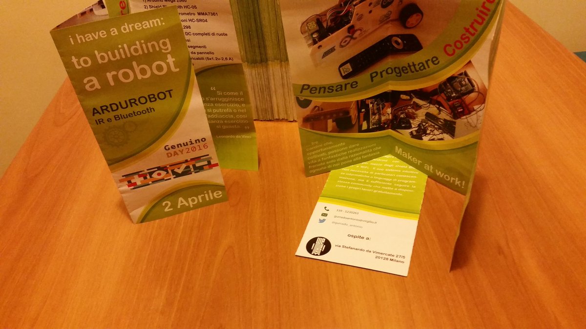 gurrado_antonio's tweet image. And you&apos;re ready for the #GenuinoDay2016  #ArduinoDayZaragoza ? A greeting to @mbanzi @dcuartielles