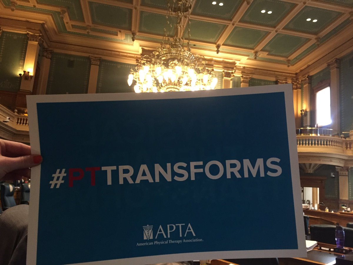 McCoinskiDPT's tweet photo. @CUPhysTher in the state House of Representatives chamber #cuptlegisday #pttransforms https://t.co/xDLYfzl2d5