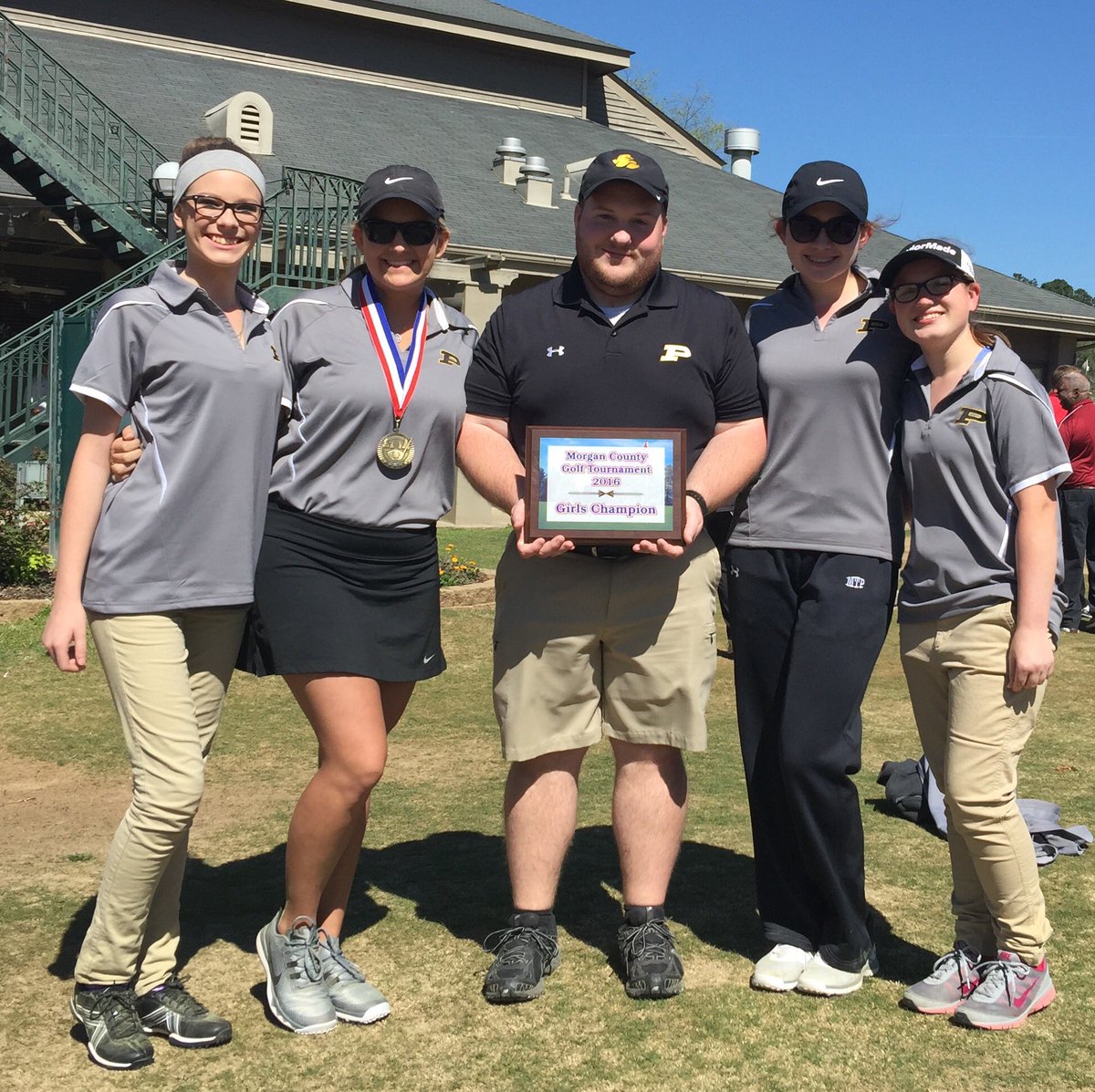 PricevilleGolf's tweet photo. Great day at @DecaturCountryC today. The @PricevilleGolf Girls won our first county championship in school history. https://t.co/2n0wEcQMIw