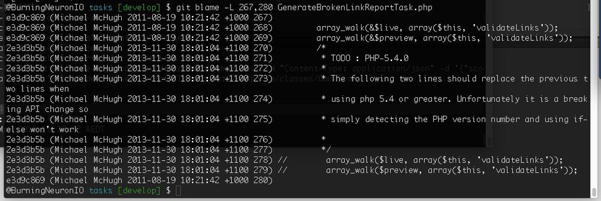 BurningNeuronIO's tweet image. A recent upgrade on a server broke a tools, looks like I predicted it 3 years ago 😄 #codecomments are important!