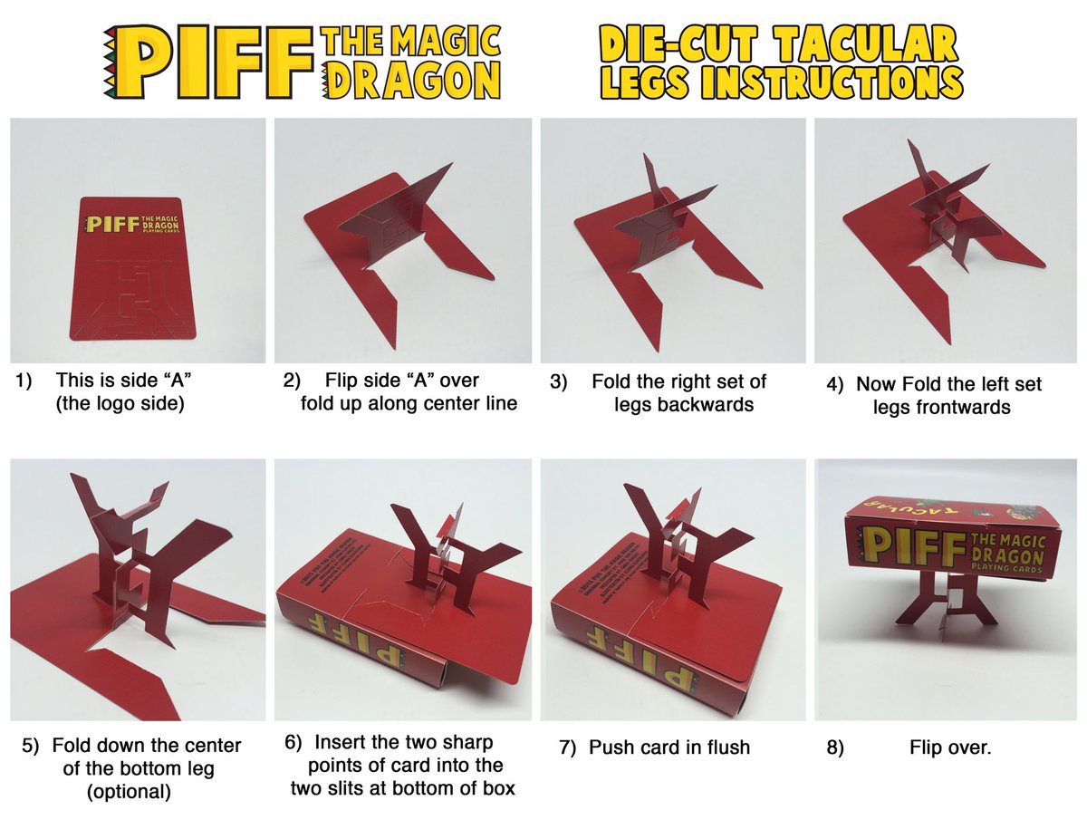 thepiff's tweet photo. For everyone who's been asking. Here's a step by step how to fold out your #piffdeck tacular. https://t.co/lQLeUK3cNF
