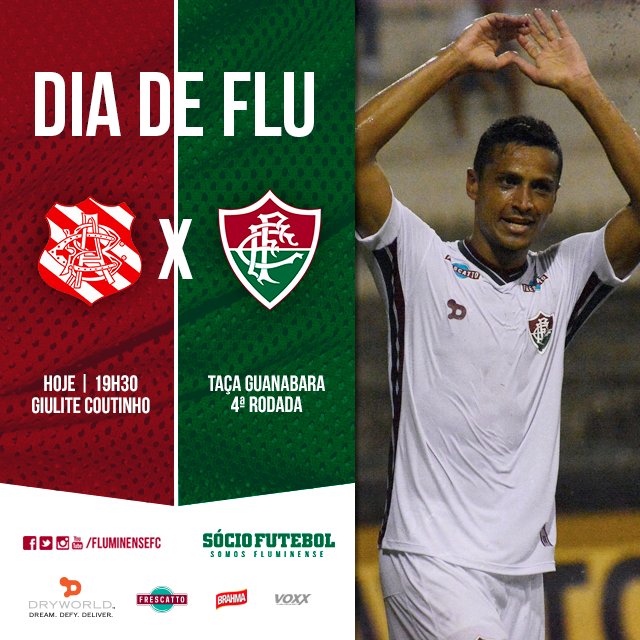 FluminenseFC's tweet photo. Bom dia, torcida tricolor! Hoje é dia de Fluminense!
#SomosFluminense #PraCimaFluzão #CariocaÉFluminense https://t.co/MDZMoOyiAM