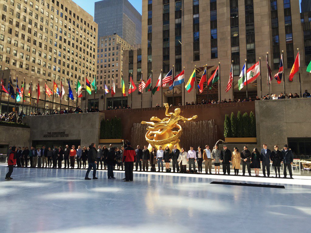 WaypointFilms's tweet photo. Shooting on the ice at 30 Rock today... https://t.co/M6sPNa2wQR