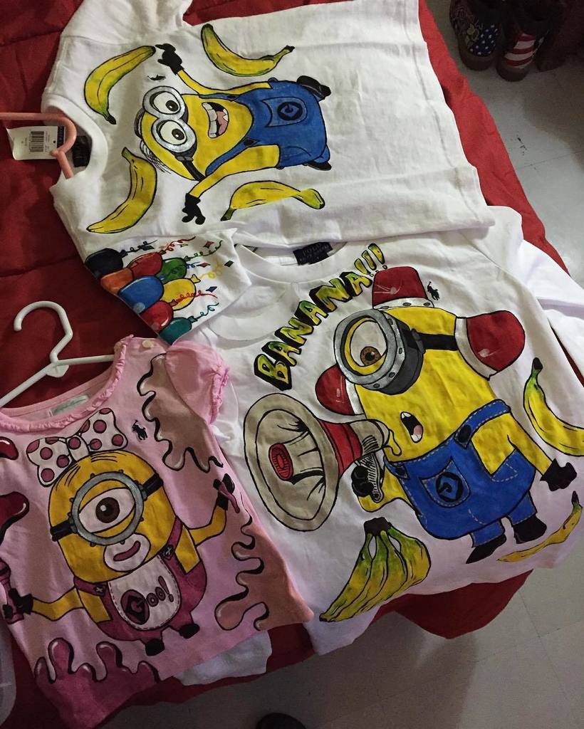 papayaminions's tweet image. #processshot #minions #handpainted #minion #minions #minionsmovie #despicableme #despicableme2 #agnes #banana #bana…