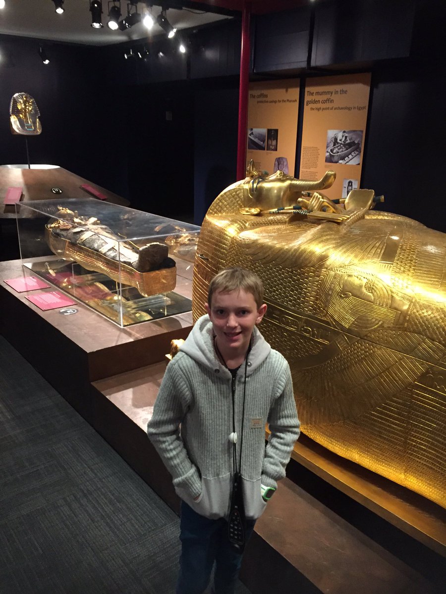 cathiereid's tweet photo. A visit to @tut_nyc was perfect for our young @camphalfblood fan! #tutnyc #kanechronicles https://t.co/C5i6CIUzMT