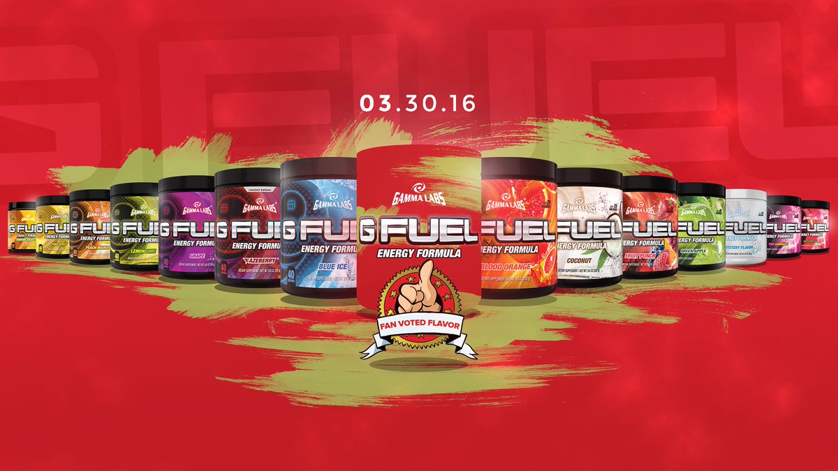 GammaLabs's tweet photo. Flavor number 15 is right around the corner!!! 

#FanVotedGFUEL 👍

https://t.co/OIlMhQXMse https://t.co/GWdTVHnXzu