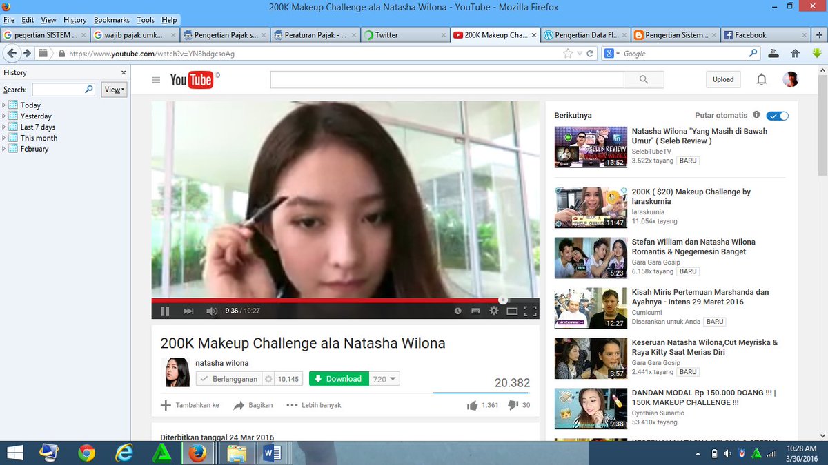 Natasha Wilona On Twitter Siapa Yg Blm Nonton Video Tutorial 200k