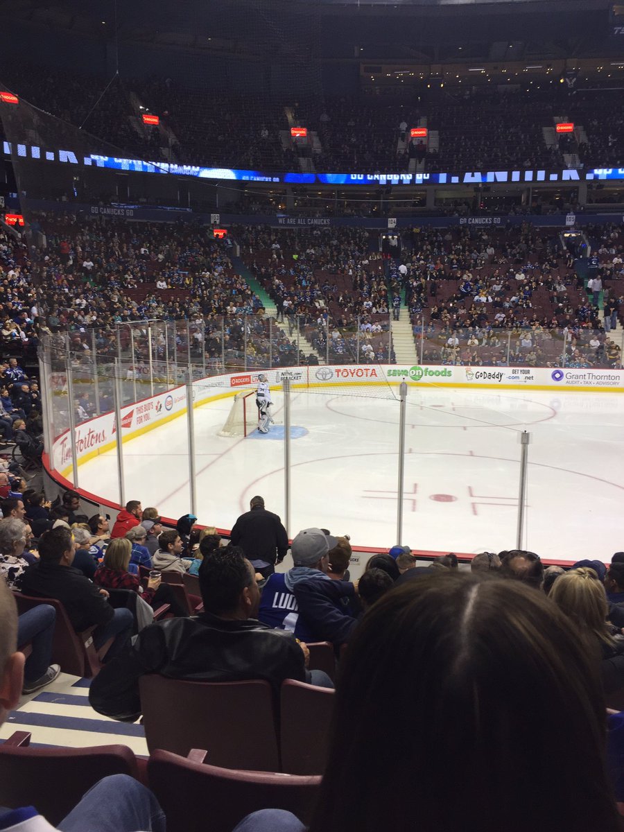 Great watching <a href="/JAMESREIMER3434/">JAMES REIMER</a> play <a href="/RogersArena/">Rogers Arena</a> ! <a href="/FIRSTARsports/">FIRSTAR</a> ! Son a huge fan of yours!