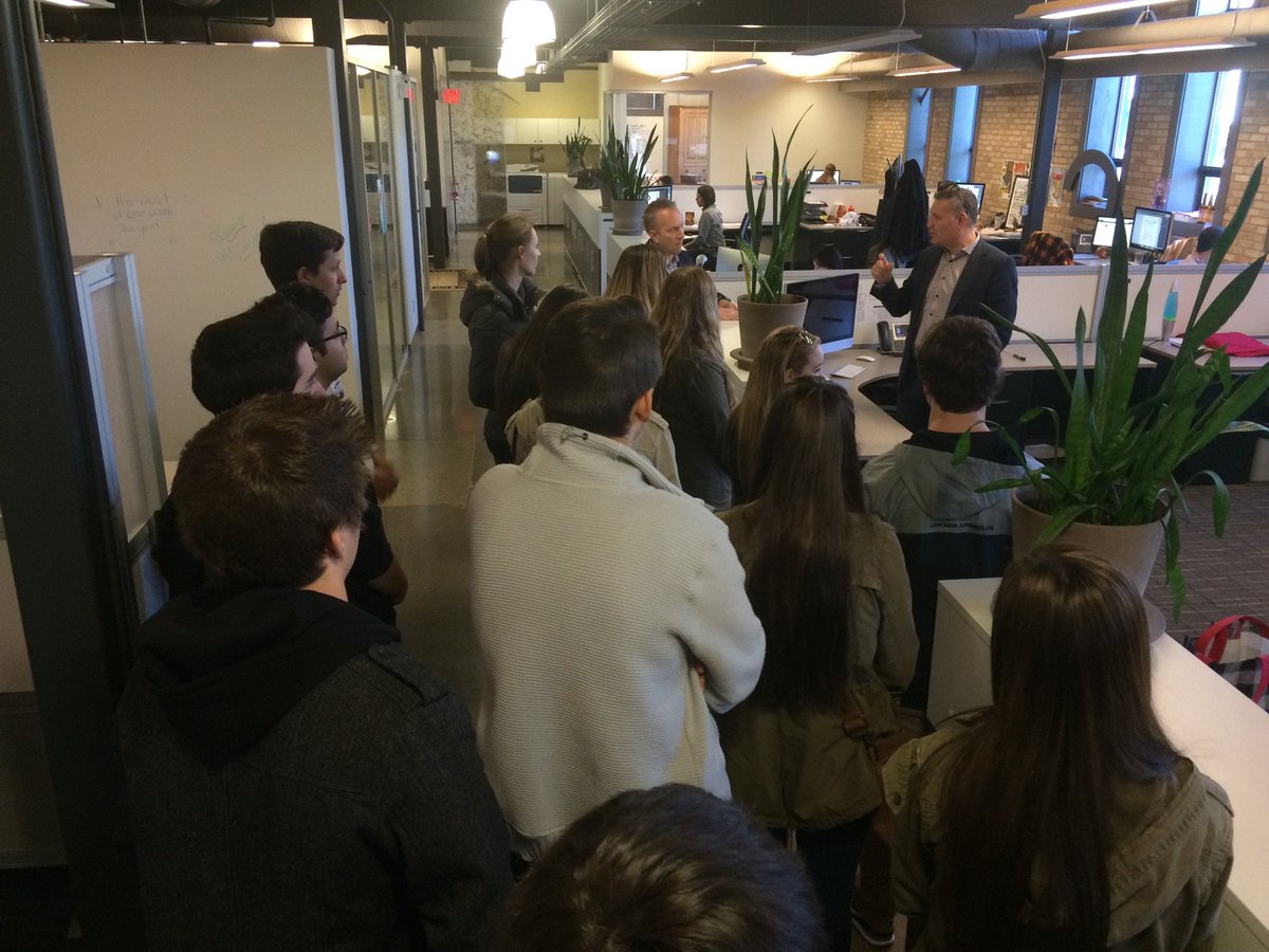 MTGraphicsFact's tweet photo. Had a great tour today of Conestoga College &amp; the Quarry today! #ReachAhead  Thanks @aquarry @Quarry @ConestogaC https://t.co/8kmk5Iw7Y4