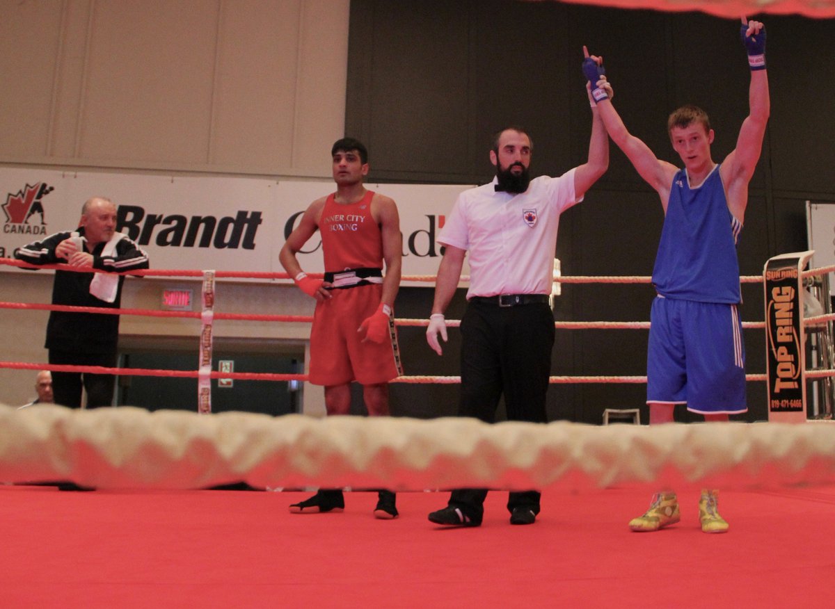 boxing_canada's tweet photo. Result | Résultat 60KG ELITE Jag Seehra (BC) lost | perd TKO round 2 Bradley Wilcox (ON) #CDNboxing16 https://t.co/rO2CKNw3Bw