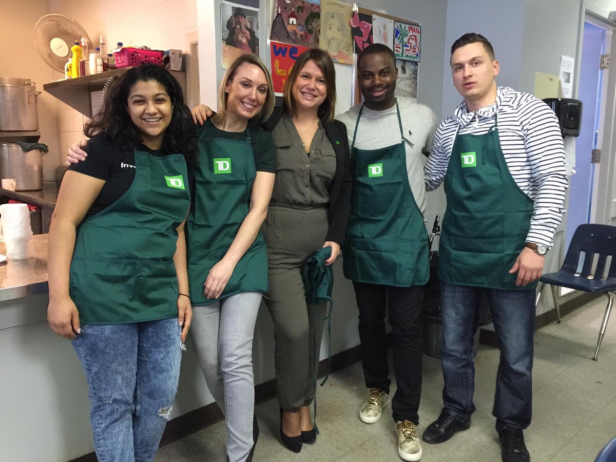 Serving breakfast to those less fortunate #TD #StMichaels #Sutton #collaboration