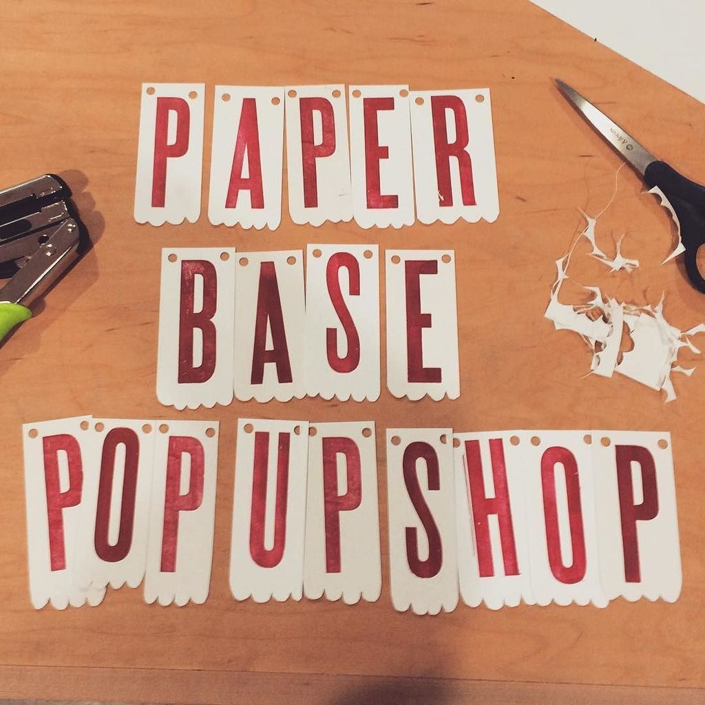 pprbase's tweet photo. A sign for the Pop-up shop, opening April 9th!! #popupshop #paperbase #letterpress #bmorecโฆ https://t.co/gGbbSs0kxr https://t.co/AMzFaGicdX
