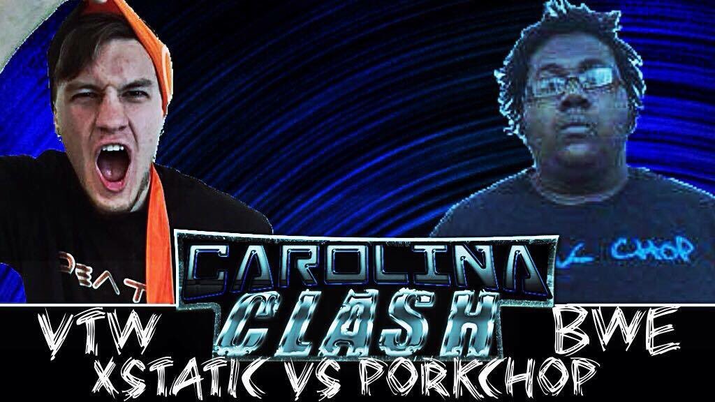 TheOnlyCCW's tweet photo. Don't forget to tune in for #CarolinaClash tomorrow at 9pm exclusively on the VTW channel! #CCW #VTW #BWE https://t.co/3UM9fh6A8Z
