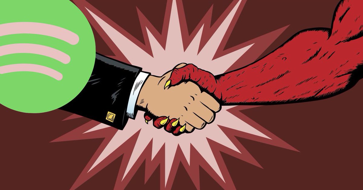 TechCrunch's tweet photo. Spotify raises $1 billion in debt with devilish terms to fight Apple Music https://t.co/N0szCfZXB3 by @joshconstine https://t.co/3B5xeI7b37